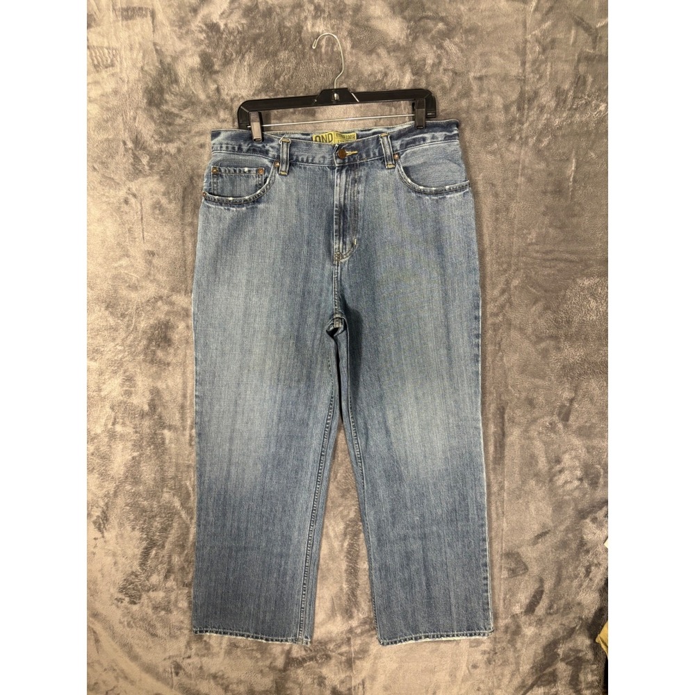 Old Navy Extra Loose Fit Jeans Mens 35x26 Blue Denim Wide Leg Relaxed Pants